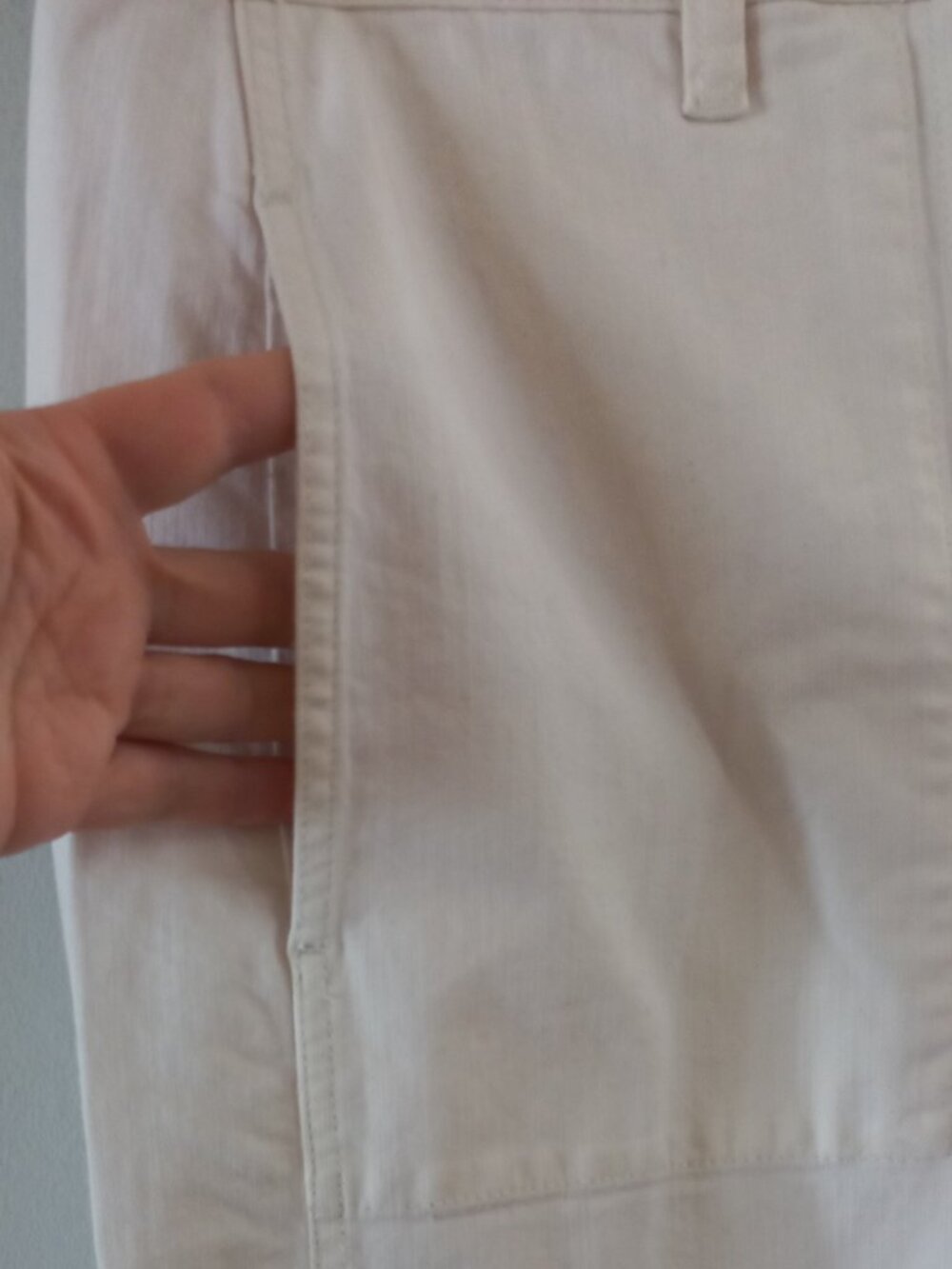 EILEEN FISHER NWT cream barrel leg pants - Picture 4 of 11